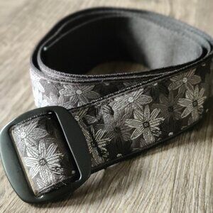 BISON Manzo belt floral small, made in Colorado USA NWT